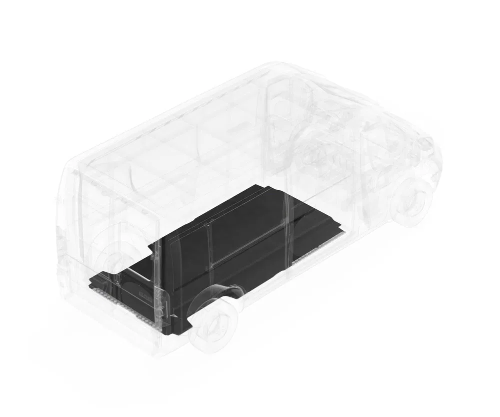 632-135-6441 – LEGEND FLEET Cargo Area Liner, Black Direct Fit Flat Edges Composite Low-Density Polyethylene With Fib...